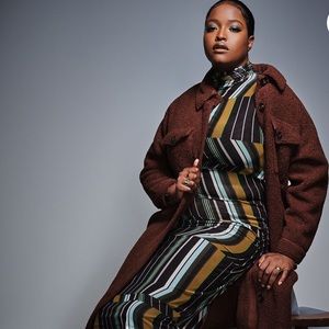 Eloquii Teddy Bear Shacket Coat NWOTs